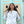 Load image into Gallery viewer, Goldie Tunic, Blue Floral Print