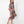 Load image into Gallery viewer, Side view of pretty Asian woman wearing Dessous Loungewear's Bianca caftan in a cotton geometric print.