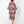 Load image into Gallery viewer, Back view of woman wearing Dessous Loungewear's Bianca caftan in a cotton geometric print.