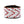 Load image into Gallery viewer, White and Red Chevron Hand-Beaded Leather Cuff
