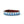 Load image into Gallery viewer, Small, Light Blue Tri Hand-Beaded Leather Cuff