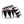 Load image into Gallery viewer, Black and White Tri Hand-Beaded Cuff Collection