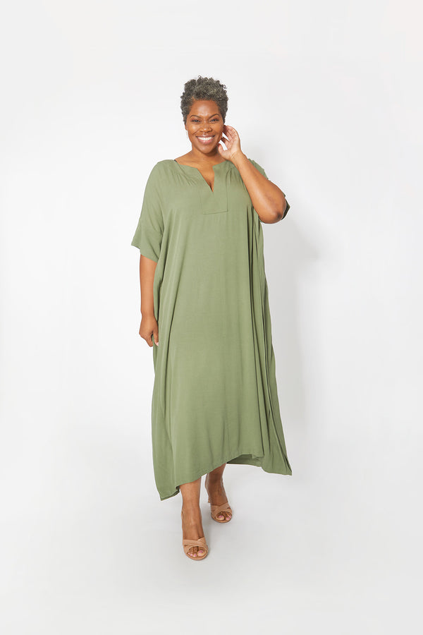 Full Length Grace Caftan, Moss