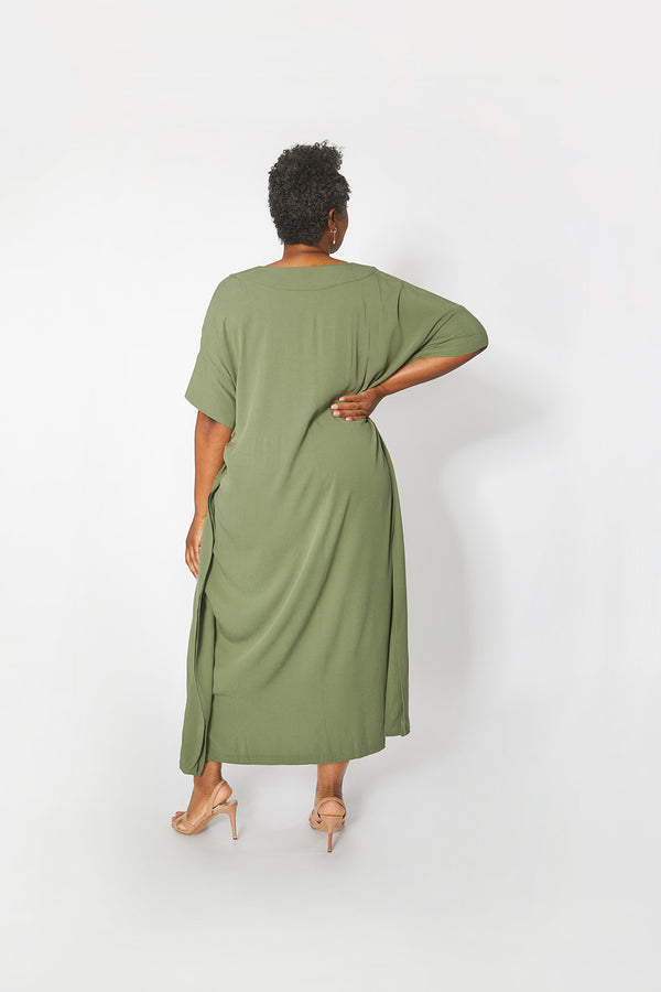 Full Length Grace Caftan, Moss