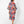 Load image into Gallery viewer, Back view of woman wearing Dessous Loungewear&#39;s Bianca caftan in a cotton geometric print.
